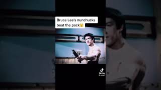 Bruce Lee’s Nunchucks Beat The Pack 💥 [upl. by Azial]