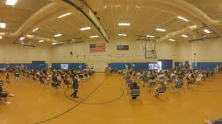 20230613  Plainville CT Full 8th Grade Graduation Ceremony in 360VR [upl. by Aisitel]