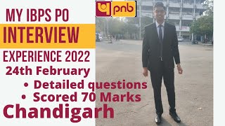 My IBPS PO Interview Experience 2022  24th February  Chandigarh [upl. by Tiersten]