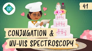 Conjugation amp UVVis Spectroscopy Crash Course Organic Chemistry 41 [upl. by Annahtur54]