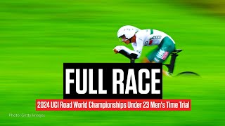 FULL RACE 2024 UCI Road World Championships Under 23 Mens Time Trial [upl. by Juback]