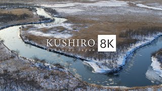 KUSHIRO Hokkaido Japan in 8K HDR  釧路 winter ver [upl. by Sonnnie358]