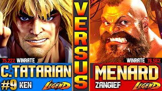 SF6 MenaRD Zangief Vs Ken ChrisTatarian ▰ Street Fighter 6 Gameply High Level [upl. by Raviv]