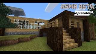 ASMR  Working on the Museum pt 2  Minecraft Beta Ep 34  Whisper Ramble  Keyboard Sounds ⌨️⛏️ [upl. by Neyuq872]