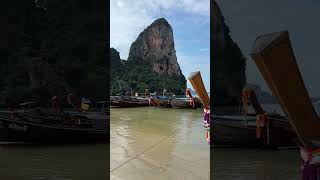 railay railaybeach thailand thailandtravel beach beachlife thingstodoinkrabi krabi aonang [upl. by Eachern436]