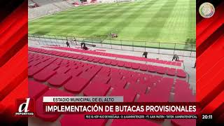 Implementación de butacas provisionales l Estadio de Villa Ingenio EliminatoriasSudamericanas [upl. by Geraud]