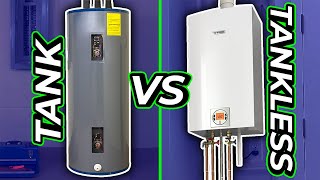 TANK vs TANKLESS WATER HEATER Pros and Cons [upl. by Revkah256]