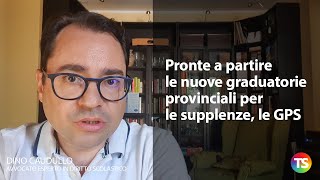 Pronte a partire le nuove graduatorie provinciali per le supplenze le GPS [upl. by Nysilla]