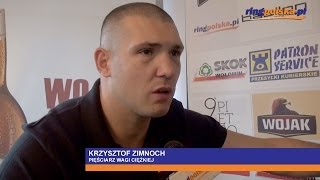 Krzysztof Zimnoch po spotkaniu z Arturem Binkowskim [upl. by Dodi]