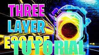 Three Layer Escape All Levels Fortnite Tutorial [upl. by Ahsei]