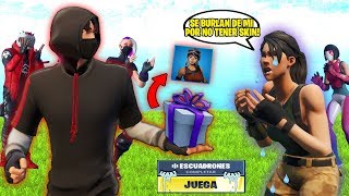 SE BURLABAN DE ELLA POR NO TENER SKIN 😢 Y LE REGALO UNA CUENTA MUY EXCLUSIVA y Asi Reacciono [upl. by Mayhew454]