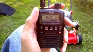 ICOM ICR6 Quick Test [upl. by Vasyuta]