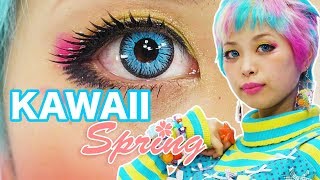 KAWAII SPRING makeupquotHaruka Kurebayashiquot  Eng Sub [upl. by Ettennaej42]