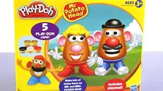 Play Doh Play Dough Mr Potato Head Toy Review [upl. by Antin]