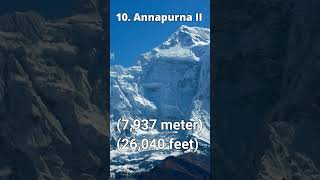 Top 10 mountains in Nepal [upl. by Jayson53]