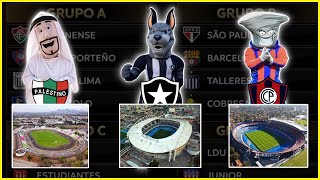 Os ESTÁDIOS e MASCOTES dos Clubes da Copa Libertadores 2024 [upl. by Emmanuel]