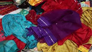 MatChing Dupatta house Matching Dupatta ki nai design stall burqa hijab Chanderi silk dupatta [upl. by Irmine]