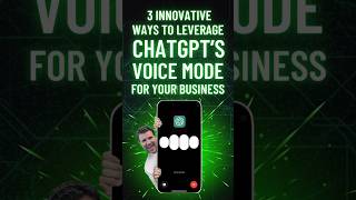 Three Unique Ways to Use ChatGPTs Voice Mode for Your Business [upl. by Atilem]