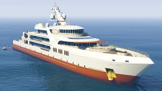 ULTIMATE 10000000 YACHT TOUR GTA 5 DLC [upl. by Minnnie]