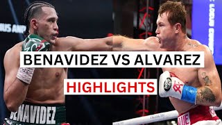 Canelo Alvarez vs David Benavidez Highlights amp Knockouts [upl. by Aynam]