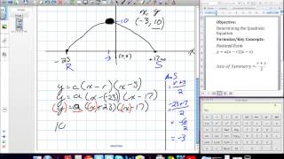 Solving Quadratic Equations Using factored Form Grade 10 academic Lesson 4 5 610 111511 [upl. by Covell]