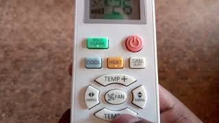 How to Use Haier Ac Remote Control DC inverterhaierappliancesindiaprivatelimited Review Excitement [upl. by Aener904]