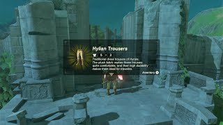 【botw】Hylian Trousers  Great Plateau  Breath of the Wild  Nintendo Switch Games [upl. by Llevad]