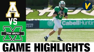 23 Appalachian State vs Marshall Highlights  Week 3 College Football Highlights [upl. by Riordan]