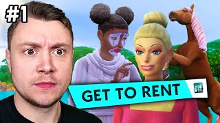 The Sims 4 For Rent is SO BROKEN Lets Play Episode 1 [upl. by Nyleimaj]