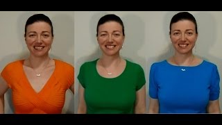 What color to wear to hide redness from rosacea and acne  Rosy JulieBC [upl. by Aneelahs]