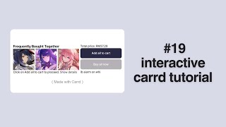 interactive carrd tutorial 19 [upl. by Cassi]