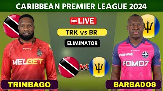 CPL Live Trinbago Knight Riders vs Barbados Royals Live 31st Match  TKR vs BR Live [upl. by Erinn]