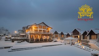 Snow fall at Koti Resorts Mashobra [upl. by Pomcroy]