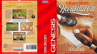 𝐓𝐢𝐭𝐥𝐞 Al Michaels Announces HardBall 3 SEGA GenesisMega Drive Music ⭐ [upl. by Moulton649]