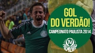 Gol da Arquibancada  Palmeiras 1 x 0 Ituano  Paulistão 2014 [upl. by Scotney]