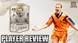 RONALD KOEMAN ICONO 89 PLAYER REVIEW  ¿VALE LA PENA  FC 24 ULTIMATE TEAM [upl. by Oiralih620]