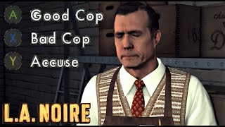 Mr Robbins Interview  All Possible Answers  LA Noire Remastered [upl. by Britteny]