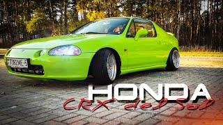 Honda CRX del Sol cinematic  Honda Del Sol 1997 Modified  d16y8 turbo [upl. by Aicilra95]