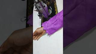 Easy sleeve design cutting and stitching  shorts youtubeshorts [upl. by Ursas]