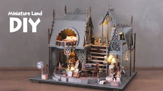 4K Luna Magic House  DIY Miniature Dollhouse Kit  Relaxing Satisfying Video [upl. by Cost]