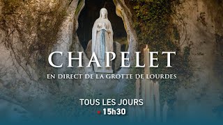 Le Chapelet depuis la Grotte de Lourdes  03112024 [upl. by Busey]