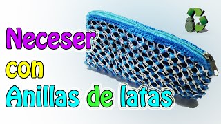 Como hacer Neceser o estuche con anillas Reciclaje Ecobrisa [upl. by Corabelle]