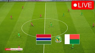 LIVE GAMBIA VS MADAGASCAR AFCON WORLD CUP Qualifiers Full Streaming Match [upl. by Iknarf213]