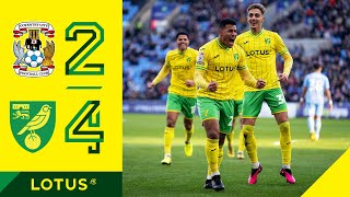 HIGHLIGHTS  Coventry City 24 Norwich City  Hernandez Sargent amp Dowell on target 😮‍💨 [upl. by Lyns]