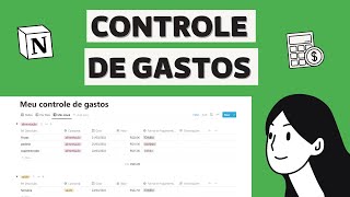 Como fazer controle de gastos no Notion [upl. by Tawney]