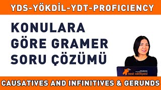 Konulara Göre Gramer Soru Çözümü  CAUSATIVES AND INFINITIVES amp GERUNDS [upl. by Cummins685]