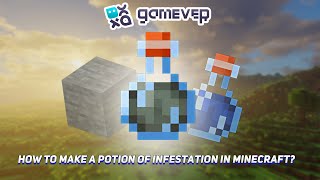 how to make a Potion of Infestation in Minecraft wide [upl. by Tzong210]