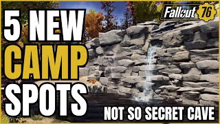 5 Awesome NEW Camp Spots  Fallout 76 Best Camp Locations [upl. by Keram13]