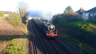 46100 Royal Scot breaks the silence in Folkestone [upl. by Solberg716]