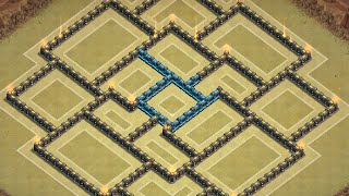 Clash of Clans NEW Townhall 10 War Base ll Centralized TH ll Early March 2015 Edition [upl. by Gowon871]